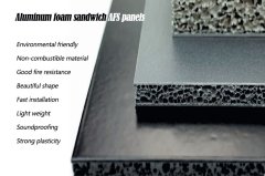 Aluminum foam sandwich AFS panels
