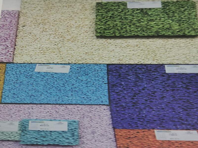 Aluminum foam colored Panels