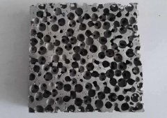 Application of foamed aluminum as structural material