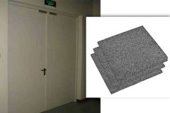 Aluminum foam for fire doors