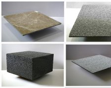 Foamed aluminum panels